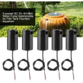 Miniatyrbilde 3 av 5: 5 stk mini vannpumpe, 3W 220V DC 3V-5V nedsenkbar plastpumpe for akvarium for fisketankfontene