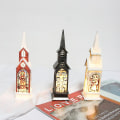 Miniatyrbilde 3 av 5: Julelykter, lysestake lys dekorasjon Red