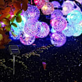 Pikkukuva 3 / 4: 5 väriä Solar Fairy Lights, 9,5M 50 Solar String Lights, 8 Modes vedenpitävä valaistus, joulukuuselle