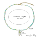 Miniatyrbilde 1 av 5: Halskjede Crystal Choker motesmykker B1670 N2205-11