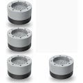 Pikkukuva 1 / 5: 4 kpl Harmaalla päällystetty 2,5 cm mustat pehmusteet 1,5 cm pesukone Kodinkoneet Jääkaappi Universal korotetut jalat kotiin, sisätiloihin