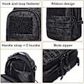 Miniatyrbilde 2 av 5: Molle Multi-function Tactical Tool Bag - Military Edc Bag - Tactical Molle Pouch for camping, fotturer, sykling