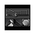 Miniatyrbild 5 av 5: Pu Analog And Digital Watch 1454 - 47 Mm - Army Green