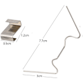 Miniatyrbillede 5 af 5: W Type 30pcsZ Type 30stk Havesøm 304 Rustfrit stål Z Type Rustfrit Stål Fastener Clip Reparationssæt