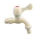 Miniatyrbilde 1 av 5: Plast Vaskemaskin Kran Slange 4 Points Plast Kran Vaskemaskin Quick Open Kran (beige),