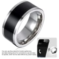 Pikkukuva 3 / 5: Nfc Ring Universal Sensing Technology Mukava käyttää ilman latausta Smart Lock Nfc -rengas matkapuhelimeen US 8