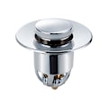 Miniatyrbild 1 av 5: Diskbänksplugg Pop-upuniversal Diskpropp Rostfritt stål Koppar Anti-blockerad Popup Avloppsfläns med avlopp Kök Badrumsavloppsplugg Fliter (34~40mm)
