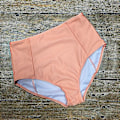 Pikkukuva 4 / 5: Naisten raidallinen Crop Top korkeavyötäröinen set uimapuvut S