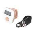 Miniatyrbilde 2 av 8: Hvit Lysende Ringteller USB Oppladbar Svettetett Silikon Manuell Ringtype