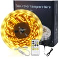 LED-strips Varmhvite LED-lys, med fjernkontroll (3 meter)