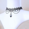 Miniatyrbild 1 av 3: Gotiska viktorianska kvinnor Tofs Choker halsband