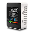 Miniatyrbild 1 av 5: Bärbar luftkvalitetsdetektor CO2-mätare Digital temperaturmätning Fuktighetstestare CO2-detektor TVOC Formaldehyd H