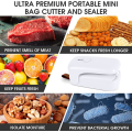 Miniatyrbild 5 av 5: Mini Bag Sealer, handhållen thermal vakuumförseglare, 2-i-1 värmeförseglare och skärare med sladd, bärbar påsförslutare för Plasti