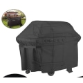 Miniatyrbillede 3 af 3: Sort BBQ Cover Udendørs BBQ Cover Støvtæt 210D Oxford Cloth Oven Cover (71*68cm),
