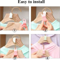 Miniatyrbild 4 av 5: 20 stycken Connect Hangers Högkvalitativa krokar Anslutning för garderob Garderob Klädkrok Organizer Organizer för garderob, sovrum, badrum,