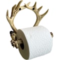 Miniatyrbild 1 av 5: Rustik 8-punkts Antler väggmonterad toalettpappershållare - Badrumsinredning
