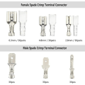 Miniatyrbilde 2 av 5: 270 stk Elektrisk Lug, t-kontakt Wire Connector, Hanne Spade Crimp Wire Connectors Terminal Block med isolasjonshylse 2,8 mm 4,8 mm 6,3 mm