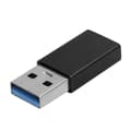 Typ C hona till USB 3.0 hane-adapter snabbladdningskabel svarta datortillbehör