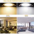 Miniatyrbillede 4 af 4: LED forsænket spotlight, 12W LED forsænket spotlight badeværelse, 6000k Cool White LED forsænket spotlight ekstra flad 40° justerbar loftsspot 120°