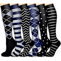 Pikkukuva 1 / 5: Kompressiosukat naisille ja miehille Circulation 6 paria set4 L XL