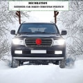 Miniatyrbilde 4 av 4: Julebil pyntet med gevir