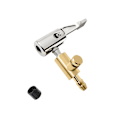 Miniatyrbillede 3 af 5: 4 dækventil 6,5 mm luftpatron inflatorpumpestikadapter Messingclips på bil