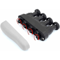 Miniatyrbillede 4 af 5: Guitar Finger Strength Trainer (sort + grå gul + grå CF-1 voksen) Velegnet til hjemmebrug