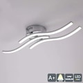 Pikkukuva 2 / 5: Kolmen aallon valot 18 W lämmin valkoinen Three Wave kattovalaisimet, yksi 18 W 1600 lumenia integroitu LED,