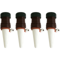 Miniatyrbillede 3 af 5: Permeabel terracotta automatisk vandkande, 4 stk. selvvandingsanordninger automatisk plantevandvandingsflaske dryp Irri