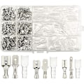 Miniatyrbillede 1 af 5: 270 Stk Elektrisk Lug, t-stik Ledningsstik, Han-hun Spade Crimp Wire Connectors Terminalblok med isoleringsmuffe 2,8 mm 4,8 mm 6,3 mm