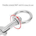 Miniatyrbillede 4 af 6: KEEP DIVING 316 Rustfrit Stål Hvirvel Øje Bolt Snap Krog - Rustbestandig og Holdbar