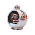 Miniatyrbillede 1 af 5: Julegave plastik lys Julepynt kugler silver
