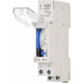 Miniatyrbillede 4 af 5: 24 timers mekanisk timer 15 minutter minimum timerskinnemonteret indbygget batteri, SUL180a AC220-240V Grå - SUL180a AC220-240V Grå,