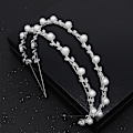 Pikkukuva 1 / 5: Ylelliset metalliseoshiustarvikkeet Pearl Decoration -hiuspanta naisille