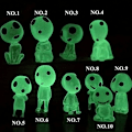 Miniatyrbillede 2 af 5: 10 Træ Elf Figurer Prinsesse Mononoke Lysende Træ Elver Dukke Ornament Ånd Kodama Potte Have Dekoration Mikr