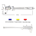 Miniatyrbillede 2 af 5: Js-04 Rustfrit stål Elektronisk Digital Caliper-0-150mm