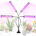 Miniatyrbillede 5 af 5: Plantelys, 80 LED-plantevækstlys med automatisk tænd/sluk 3H/9H/12H timer, 5 lysstyrker Plantelampe til frøplante, vækst, F