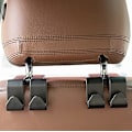 Pikkukuva 1 / 5: Pack Four Hook auton niskatuen koukku, auton kolikkokoukku, auton kolikkokukkaro, monitoiminen universal