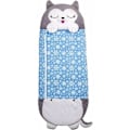 Miniatyrbillede 2 af 3: Happy Nappers 2-i-1 pude, der bliver til en sovepose, Husky, Grå, 1 enhed (pakke med 1)