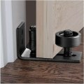 Miniatyrbild 1 av 5: Multifunktionell ladugårdsdörr Bottengolvguide Justerbar Roller Golvguide för skjutdörrar