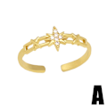 Pikkukuva 4 / 5: Sormus Vintage Zircon Metallic Element muotikorut Ac8679 B