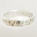 Miniatyrbild 3 av 5: Finger Ring Blommor Mönster Utsökt Legering Lovers Bokstäver Maskros Ring För Dating US 9