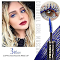 Miniatyrbillede 3 af 5: Double-ended Colour Mascara - Vandtæt tyk curling BLUE