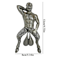 Miniatyrbilde 5 av 5: Dørklokke Harpiks Ornament Utendørs hage dekorasjon statue golden