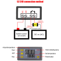 Miniatyrbild 2 av 5: 12v temperaturregulator dubbel led digital display smart termostat mikro temperaturkontrollkort