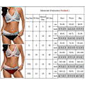 Miniatyrbild 2 av 2: kvinnor Sommar Push Up Vadderad BH Bikini Set Baddräkt Baddräkt Beach Badkläder Green 2XL