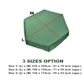 Miniatyrbild 4 av 5: Hexagonal Bunker Cover 180*150*20cm