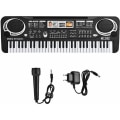 Miniatyrbillede 1 af 5: Elektronisk klaver Elektronisk keyboard Digital klaver 61 tangenter Elektronisk klaver Begynder Keyboard Klaver Legetøj Børn