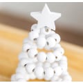 Miniatyrbild 2 av 4: Trä julgran bordsskiva prydnader White