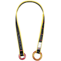 Miniatyrbillede 1 af 5: Fork Cambium Saver med ringe Træarborist Friction Saver Rope Bælteløkke Fall Retrievable Anchor Climbing Gear, 35,4 tommer sort